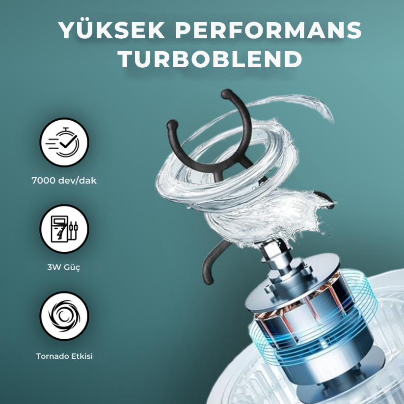 TurboBlend™ Elektrikli Çalkalayıcı